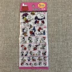PEANUTS スヌーピー ステッカー 5サイズ 韓国限定のサムネイル