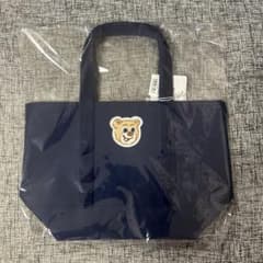 新品未使用】フェイラー オールドテディワッペントートバッグ ネイビー