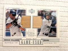 2001 イチロー&バーニー・ウィリアムズ レリック バット ルーキー 