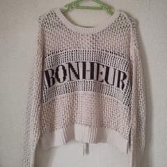 cepo メッシュ編み BONHEUR クロップドトップスのサムネイル