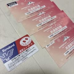 高鷲スノーパーク＆ダイナランドリフト券、＆WINTERPLUS共通引換券4枚