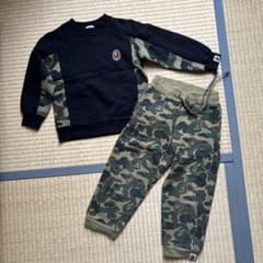 美品⭐️BAPE KIDS カモフラ柄 トレーナー セット100cm正規品 - メルカリ