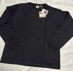 M グッドウェアGoodwear 胸ポケット ロンT 長袖 黒 - メルカリ