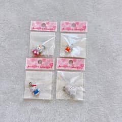 レア 2003 キティ アクセサリー パーツ 4個セット チャーム マスコット
