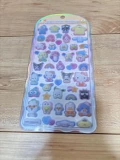 サンリオ コットンパフィシール サンリオキャラクターズのサムネイル