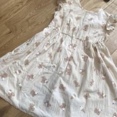 アプレレクール♡くまちゃんワンピース♡テディベア♡ソフトクリーム♡120のサムネイル