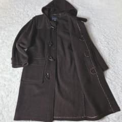 ムーアブルック生地】英国製 オースチンリード 茶 ダッフルコート XL