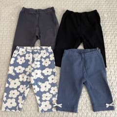 7分丈レギンス　90サイズ　4枚セットのサムネイル