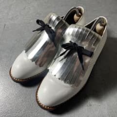 存在感抜群✨️ MARNI レースアップシューズ フリンジ レザー 2way 