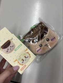 くりまんじゅう　おかお巾着　可愛いキャラクター ポーチのサムネイル