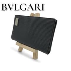 BVLGARI 長財布 ブラック メンズ