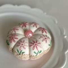 人気作家さまハンドメイド アンティークレース ピンクッション① ミニ