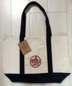 TRADER JOE'S トートバッグ 刺繍ロゴのサムネイル