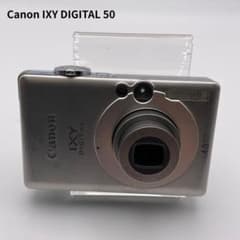 CCD レトロ Canon IXY DIGITAL 50 エモいオールドコンデジ 簡易動作確認済】Canon IXY DIGITAL 50 レトロ コンデジ - メルカリ
