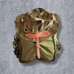 70~80s 激渋 ルーマニア軍 バックパック ミリタリー 軍放出品 キャンプ 