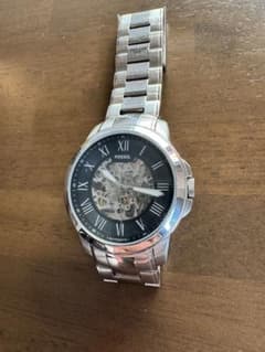 FOSSIL 自動巻き 腕時計 スケルトン　余りコマ有のサムネイル