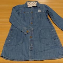 【美品】リー デニム シャツワンピース Mのサムネイル