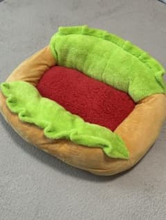 ハンバーガー型 ペット用ベッド クッションのサムネイル