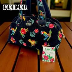 美品 FEILER フェイラー ハイジ ボストンバッグ シェニール織 - メルカリ