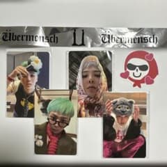 G-DRAGON タレントカードセット ÜBERMENSCH 銀テープ　ソンムルのサムネイル