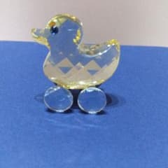 Swarovski スワロフスキー置物 クリスタル置物 アヒル - メルカリ