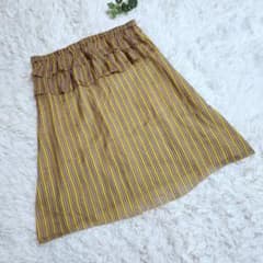 MIU MIU ミュウミュウ シルク100%アーカイブストライプスカートイタリア MIU MIU ミュウミュウ シルク100%アーカイブストライプスカート
