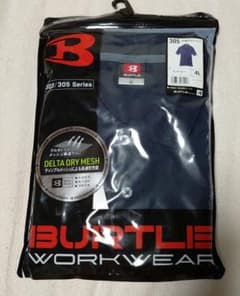 【新品】バートル 305 半袖ポロシャツ ネイビー 4Lサイズ 作業服 吸汗速乾のサムネイル