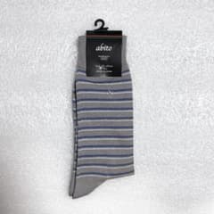 abito ソックス グレー ストライプのサムネイル