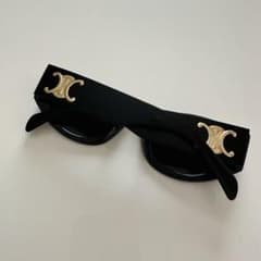 セリーヌ サングラス ノベルティ ロゴ ブラック 新品 即購入OK 