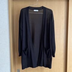 CLOSSHIブラック カーディガン 長袖のサムネイル