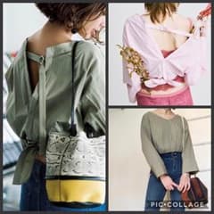 ♡snidel♡バックシャンシャツ(カーキ)のサムネイル