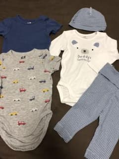 【H&M】まとめ売り  ロンパース 60くらい？のサムネイル