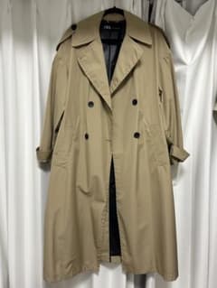 ZARA ザラ　ベージュ トレンチコートのサムネイル