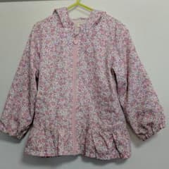 ピンク花柄　ジャケット♡110cmのサムネイル