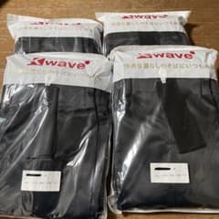Kwave ブラック ドレープカーテン 200x230cm 4枚セットのサムネイル