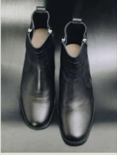 【美品】Llife SLIGHT SQUARE ZIP BOOTS 41ブラックのサムネイル