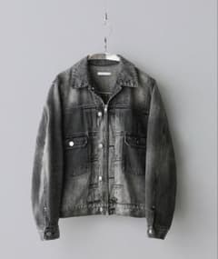 【WYM】DENIM CROPPED ZIP TRUCKER JKセットアップのサムネイル