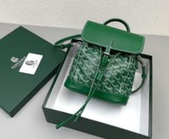 GOYARD ゴヤール ミニトートバッグ ショルダー付き グリーン - メルカリ