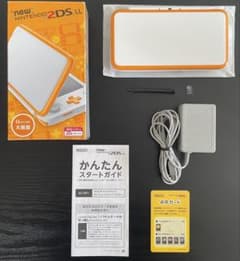 【未使用級・完品】Newニンテンドー2DS LL ホワイト×オレンジ