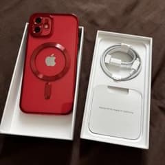 iPhone 12 レッド 箱付き ケーブルあり - メルカリ