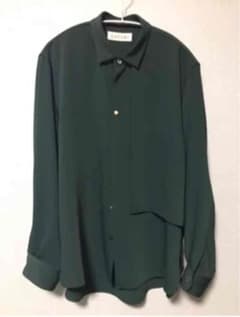 【ＲＫ様専用】CULLNI 19AW ダブルクロスシャツ　グリーンのサムネイル