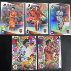 Topps Chrome J 리그 시미즈 에스펄스 병렬 5장 세트