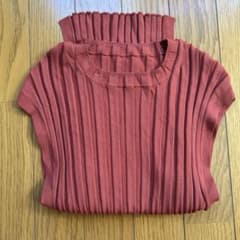 ROPÉ ノースリーブ リブニット 茶色 サイズ38(M)のサムネイル