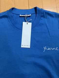 ⭐️正規品新品⭐️マルニ Tシャツ オーシャンブルー 38 M オーバーサイズ ⭐️正規品新品⭐️マルニ Tシャツ オーシャンブルー 38 M オーバー