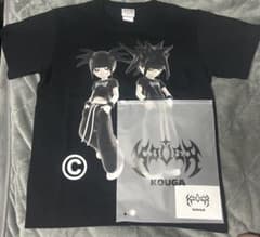 Kouga キャラクターTシャツ 黒 size S - メルカリ