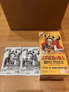 ONE PIECEカードゲーム 世界最強の戦士 BOX OP-17 テープカットのサムネイル