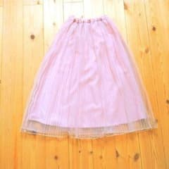 Chico プリーツシフォンスカート