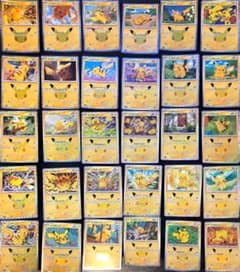 ニ*ロ様 ポケモンカード ピカチュウ 30th プロモ まとめ売り　30種類コンのサムネイル