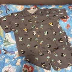 설치 litte 미키 미니 반팔 셔츠 90cm