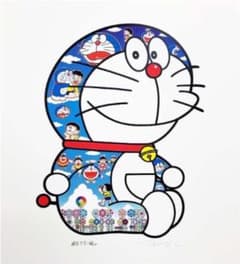 村上隆 版画 おすわりドラえもん 泣いたり笑ったり - メルカリ